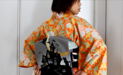 ハロウィン用の帯の結び方
