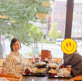 生徒さんと着物でランチ木曽路上落合店へ　たっぷりお話ができました