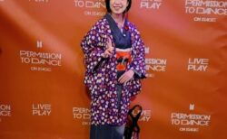 ロサンゼルスBTSコンサートで着物で参戦しました