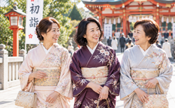 来年のお正月は着物で初詣へ!自分で着られると新年がもっと楽しくなる