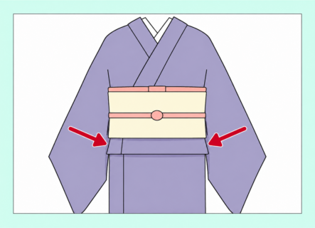 おはしょりがきれいにならない!スッキリ見せるための基本